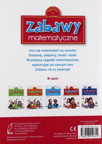 Zabawy Matematyczne 2 - Katarzyna Sarna [KSIĄŻKA]