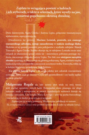 Zapłata - Małgorzta Rogala [KSIĄŻKA]