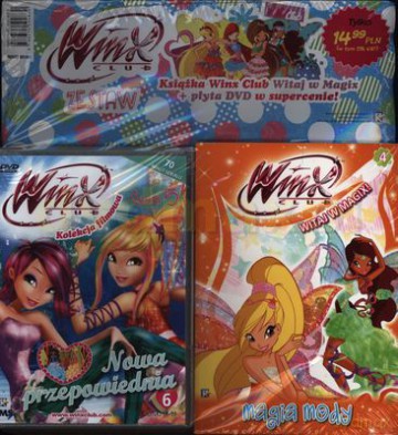 Zestaw Magia Mody Witaj w Magix 4 + Dvd Winx Club Sezon 5 Odcinki 17-19 [KSIĄŻKA]