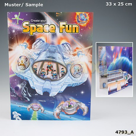 Zestaw z Naklejkami Space Fun