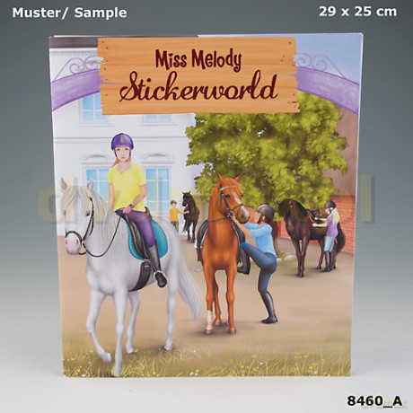 Zestaw z Naklejkami Świat Miss Melody