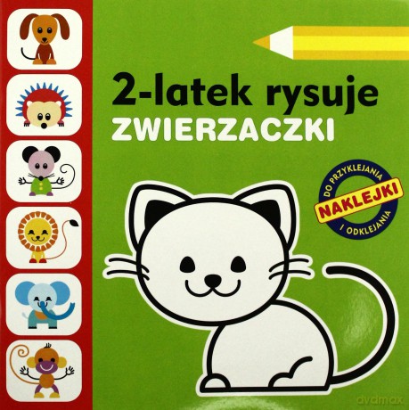 Zwierzaczki 2-Latek Rysuje - Anita Głowińska [KSIĄŻKA]