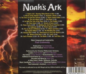 Noah\'s Ark soundtrack (Arka Noego) (Paul Grabowsky) [CD]