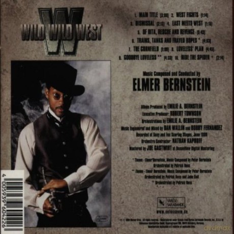 Wild Wild West soundtrack (Bardzo Dziki Zachód) (Elmer Bernstein) [CD]