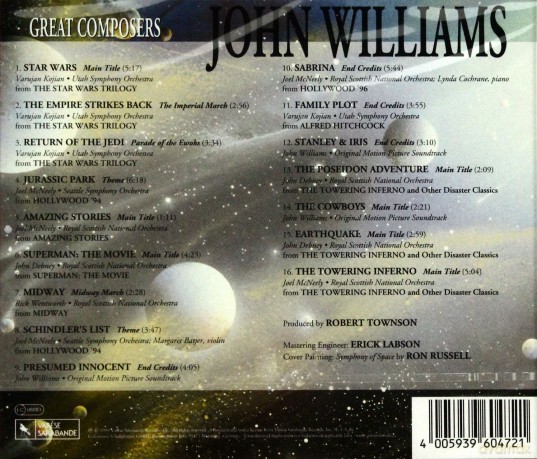 John Williams: Great Composers [CD]