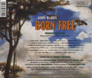 Born Free soundtrack (Elza z Afrykańskiego Buszu) [CD]