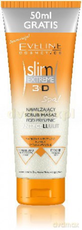 Eveline 3D slim EXTREME Nawilżający scrub-masaż pod prysznic [KOSMETYKI]