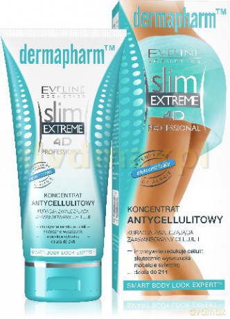 Eveline 4D slim EXTREME Dermapharm Koncentrat antycellulitowy 200ml [KOSMETYKI]
