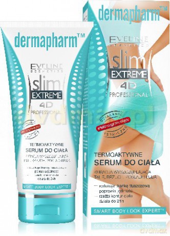 Eveline 4D slim EXTREME Dermapharm Serum termoaktywne do ciała 200ml [KOSMETYKI]