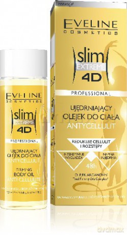 Eveline 4D slim EXTREME ujędrniający olejek do ciała antycellulit 100ml [KOSMETYKI]