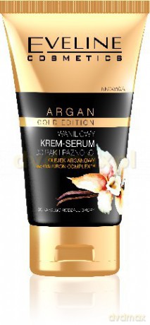 Eveline Argan Gold Edition Krem-serum do rąk i paznokci waniliowy 50ml [KOSMETYKI]