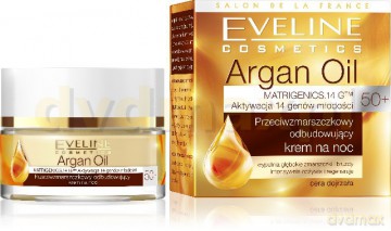 Eveline Argan Oil 50+ Krem odbudowujący na noc 50ml [KOSMETYKI]