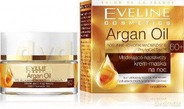 Eveline Argan Oil 60+ Krem-maska modelujący na noc 50ml [KOSMETYKI]