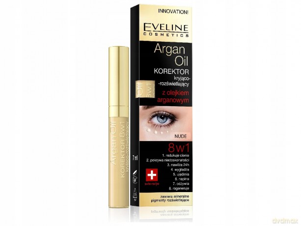 Eveline Argan Oil Korektor 8w1 Nude 7ml [KOSMETYKI]