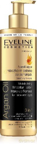 Eveline Argan Oil Mleczko miceralne do demakijażu 3w1 245ml [KOSMETYKI]