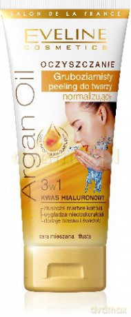 Eveline Argan Oil Peeling gruboziarnisty 3w1 normalizujący 60ml [KOSMETYKI]