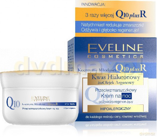 Eveline Beauty Derm Q10 plus R Odżywczo-wygładzający krem na noc [KOSMETYKI]