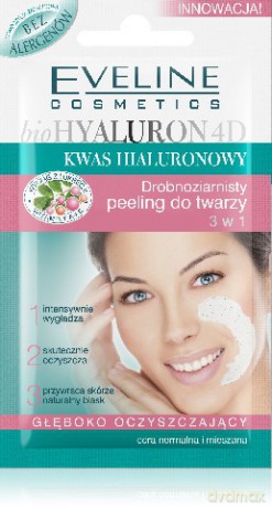 Eveline Bio Hyaluron 4D Peeling drobnoziarnisty w saszetce 7ml [KOSMETYKI]