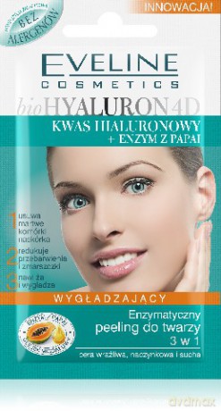 Eveline Bio Hyaluron 4D Peeling enzymatyczny w saszetce 7ml [KOSMETYKI]