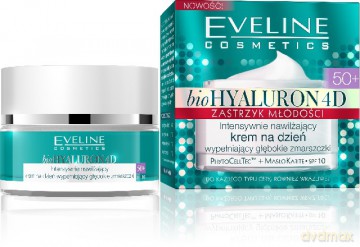 Eveline Bio Hyaluron 4D Zastrzyk Młodości 50+ Krem na dzień 50ml [KOSMETYKI]