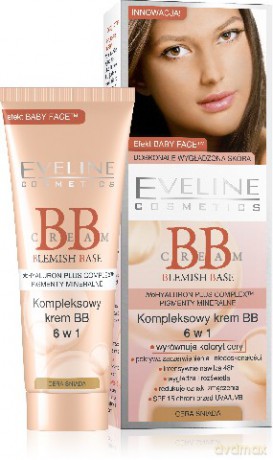 Eveline Blemish Base Kompleksowy Krem 6w1 śniada cera [KOSMETYKI]