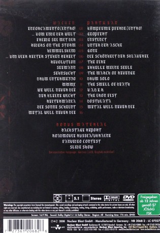 Die Apokalyptischen Reiter: Tobsucht (Reitermania Over Wacken) [DVD]