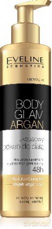 Eveline Body Glam Argan Luksusowy jedwab do ciała ujędrniający 245ml [KOSMETYKI]