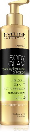 Eveline Body Glam Balsam do ciała Nawilżający Trawa Cytrynowa-Kokos 225ml [KOSMETYKI]