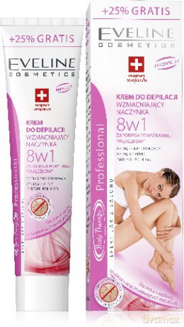 Eveline Body Therapy Krem do depilacji 8w1 Wzmacniający naczynka 125 ml [KOSMETYKI]