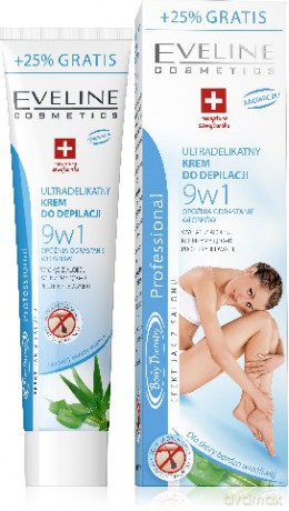 Eveline Body Therapy Krem do depilacji 9w1 ultra delikatny 125 ml [KOSMETYKI]