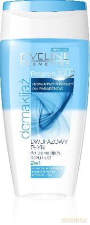 Eveline Demakijaż Program 360 Płyn dwufazowy do demakijażu 200ml [KOSMETYKI]