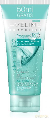 Eveline Demakijaż Program 360 żel matujacy do mycia twarzy 200ml [KOSMETYKI]