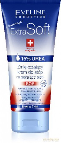 Eveline Extra Soft SOS Krem na pękające piety 15% Urea 100ml [KOSMETYKI]