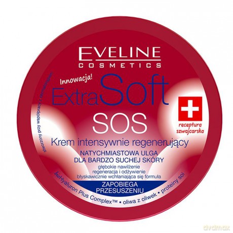 Eveline Extra Soft SOS Krem regenerujący 200ml [KOSMETYKI]