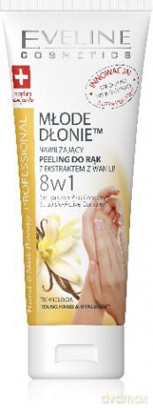 Eveline Hand & Nail Therapy Młode Dłonie 8w1 Peeling waniliowy 75ml [KOSMETYKI]