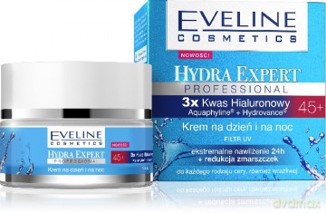 Eveline Hydra Expert Krem na dzień i na noc po 45 roku życia [KOSMETYKI]