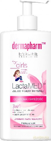 Eveline Lactamed żel do higieny intymnej 3w1 ochrona i świeżość 250ml [KOSMETYKI]