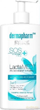 Eveline Lactamed żel do higieny intymnej 3w1 w ciąży i po porodzie 250ml [KOSMETYKI]