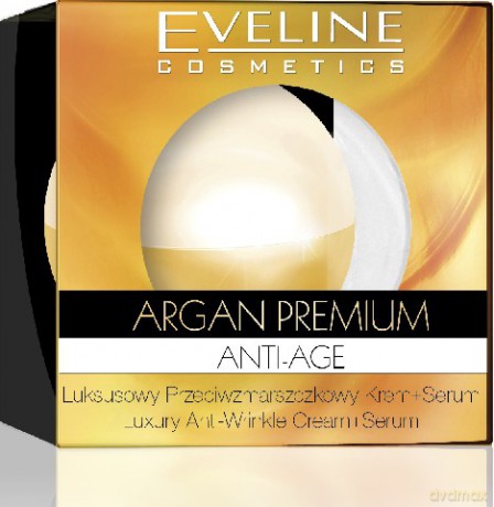 Eveline Luxury Argan Premium Krem-serum przeciwzmarszczkowy-kula 50ml [KOSMETYKI]