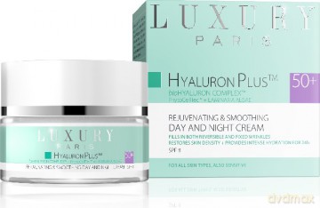 Eveline Luxury Paris 50+ Krem na dzień i noc odmładzająco-wygładzający 50ml [KOSMETYKI]