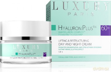 Eveline Luxury Paris 60+ Krem na dzień i noc liftingująco odbudowujący 50ml [KOSMETYKI]