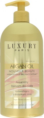 Eveline Luxury Paris Argan Oil Balsam do ciała Rozświetlający 350ml [KOSMETYKI]