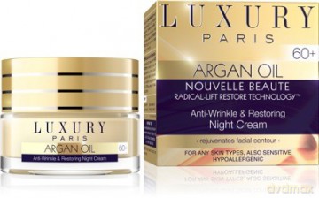 Eveline Luxury Paris Argan Oil Krem 60+ na noc 50ml [KOSMETYKI]
