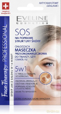 Eveline Maseczka SOS 5w1 chłodząco przeciwzmarszczkowa 7ml [KOSMETYKI]