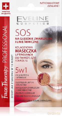 Eveline Maseczka SOS 5w1 kolagenowa liftingująca 7ml [KOSMETYKI]