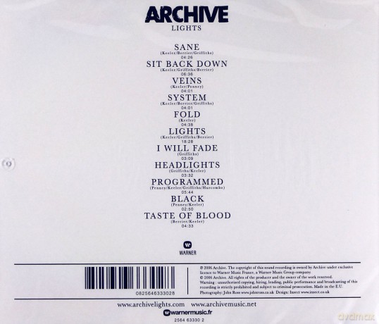 Archive: Lights [CD]