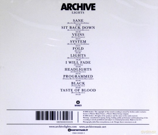 Archive: Lights [CD]