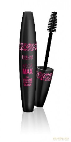 Eveline Maskara Mega Max pogrubiająca czarna 9ml [KOSMETYKI]