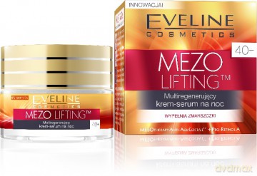 Eveline Mezo Lifting 40+ Krem-serum na noc multiregenerujący 50ml [KOSMETYKI]