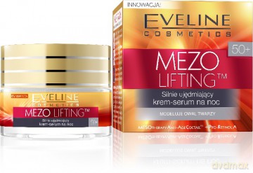 Eveline Mezo Lifting 50+ Krem-serum na noc silnie ujędrniający 50ml [KOSMETYKI]